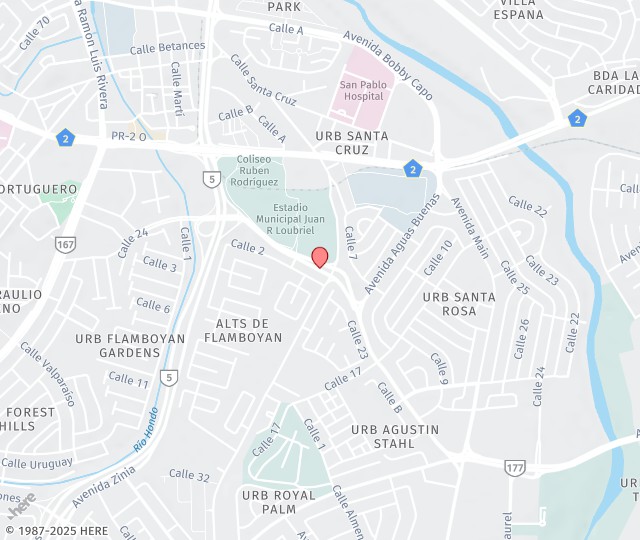 Location Map: 1013 Av. Aguas Buenas Bayamón, Puerto Rico 00959